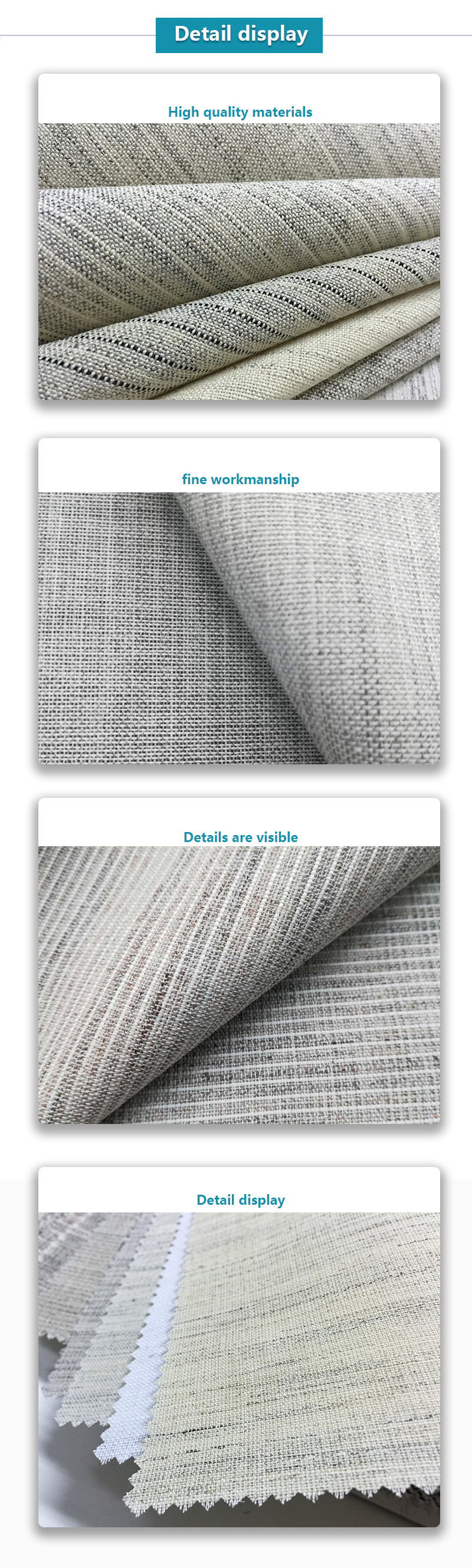 Good Elasticity Heavy Weight Horse Hair Interlining Fusible Interlining Canvas Fabric