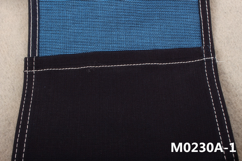 12 Oz Heavy Blue Weft Yarn Dobby Denim Fabric For Man Jeans