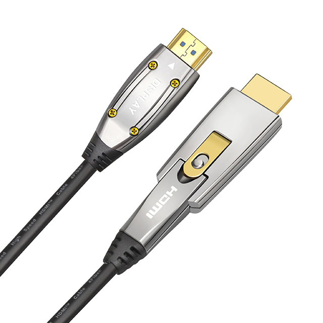 ODM Long Hdmi Cable 4K Fiber Optic Hybrid HDMI Detachable Cable