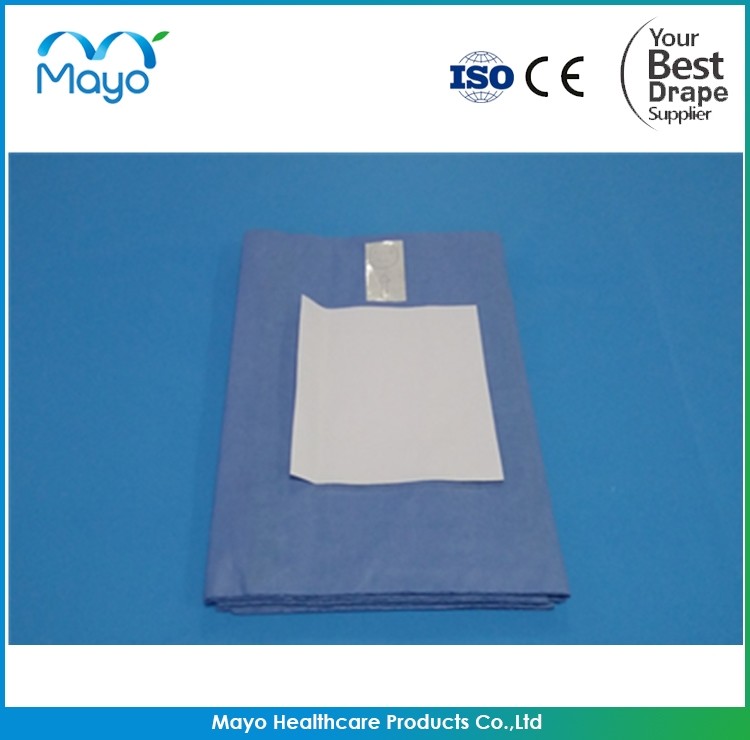 Disposable CE approved Ophthalmic Drape Eye Drape with pouch