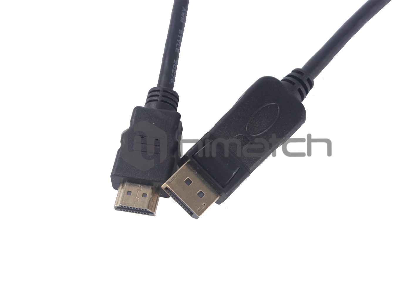 OEM Displayport 1.2 Cable DP To HDMI VGA Adapter 2 In 1 Converter Cable