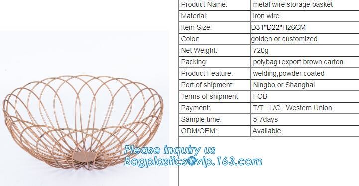 New Design Office Black Wire Mesh Baskets with Magnets, Flat Storage Baskets, Metal Wire 3 Tier Wall Mounted Kitchen Fru