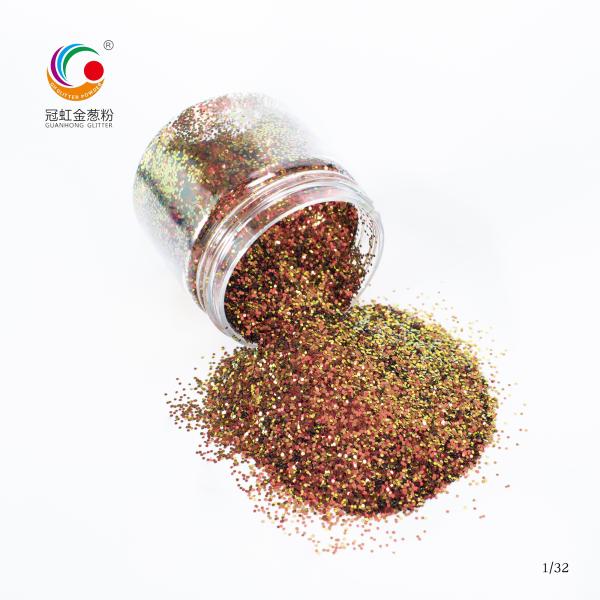 Photorefractive Chunky Loose Glitter Bulk Chameleon Hexagon Loose Cosmetic Glitter