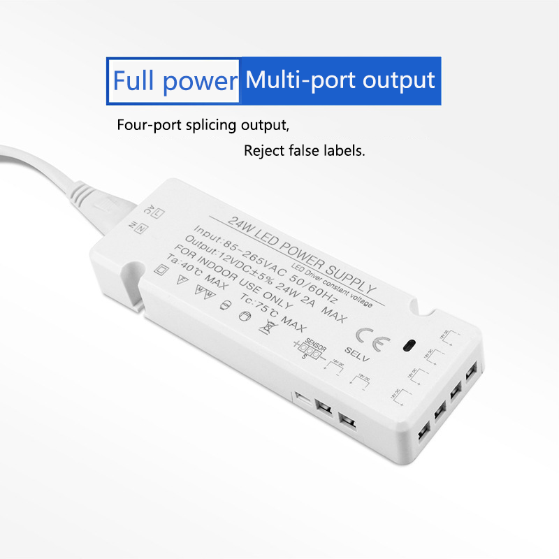 DC 12V 24V Switching Power Supply AC190-240V Mute Lighting Transformers for LED Lights