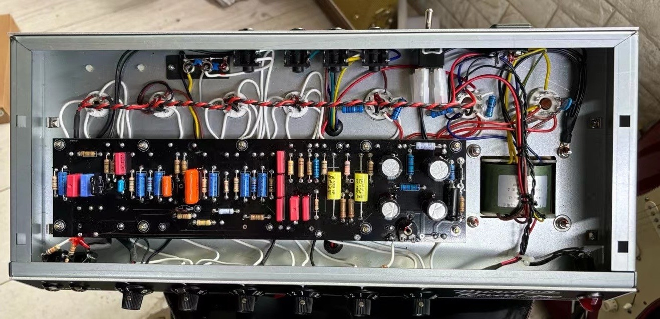 Handwired '64 Custom Princeton Reverb Head Fender Style
