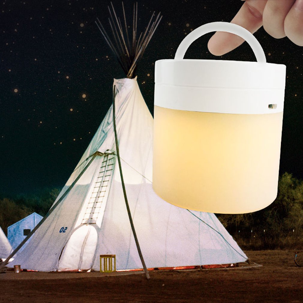 USB Rechargeable 70 Lumens H72mm Touch Sensitive Night Light For Nursing Baby
