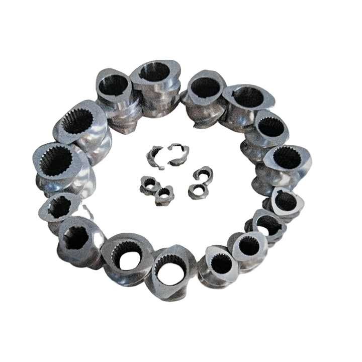 Twin Screw Extruder Segment Screw and Barrel For Plastic Machine