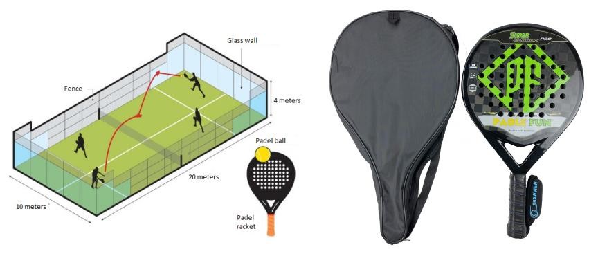 Sports Beach Tennis Racquet Diamond Rocket Racket Paddle Tennis