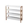 Buy cheap 4 Layer 15KG Height 75cm Bamboo Wood Shoe Shelf from wholesalers