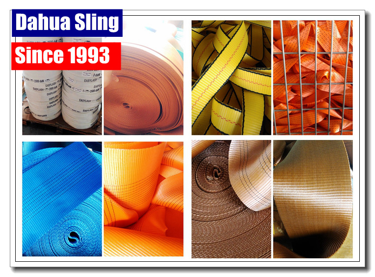 8 Ton High Strength Webbing Roll , Uv Resistant 50mm Webbing Straps
