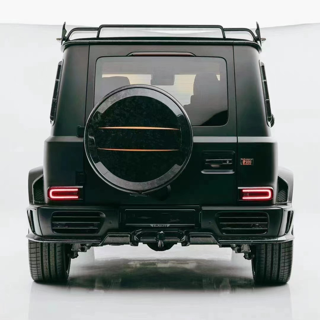 For Mercedes W464 G500 G63 Carbon Fiber Body Kit W464 Upgraded MSY P920 Style Front and Rear Bumper Spoiler Hood Body Kit
