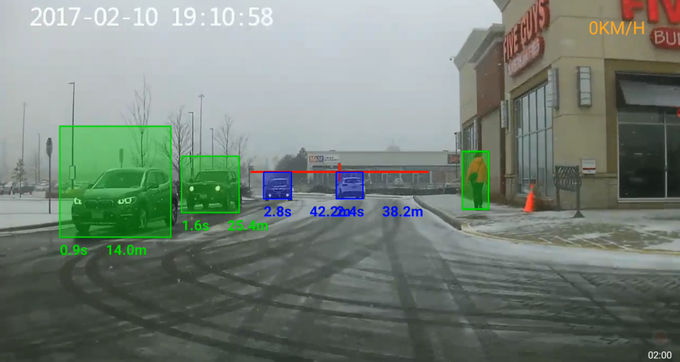FCWS Lane Departure Warning System Pedestrial Warning Dvr Similar With Mob