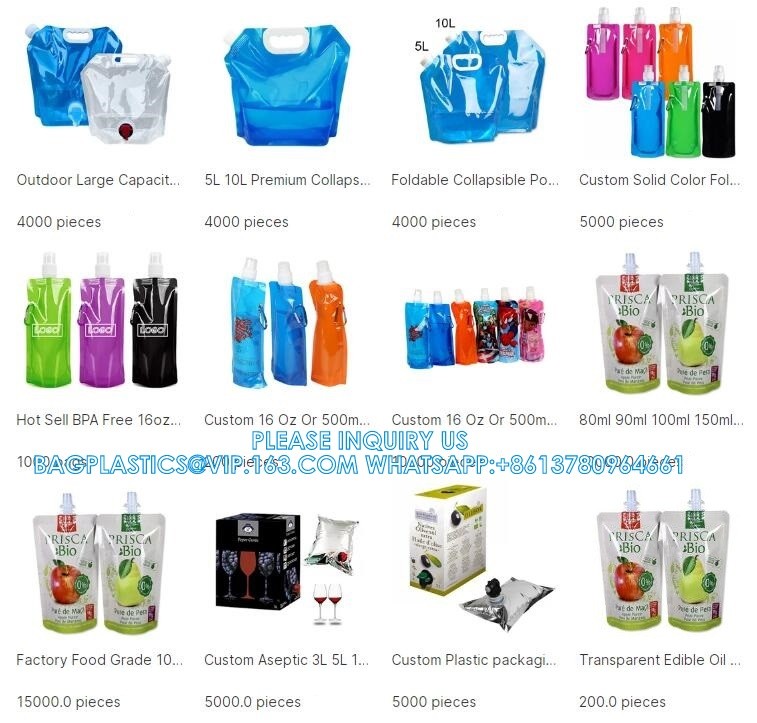 700 Ml Foldable Water Bottles Reusable Water Bottle Collapsible Drinking Bottle Bag For Hiking Adventure Travel