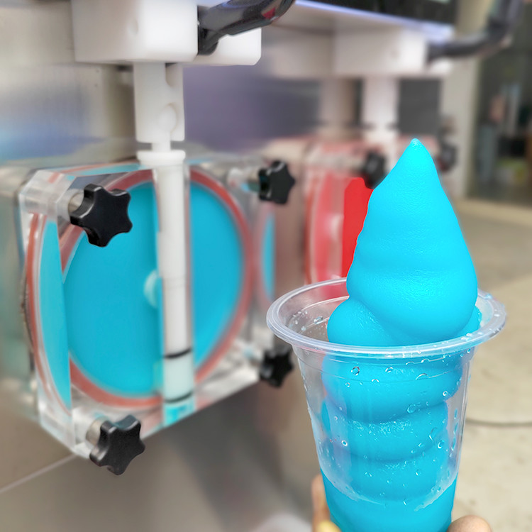 2 Flavors New Slush Machine margarita slushy machine With LED Light