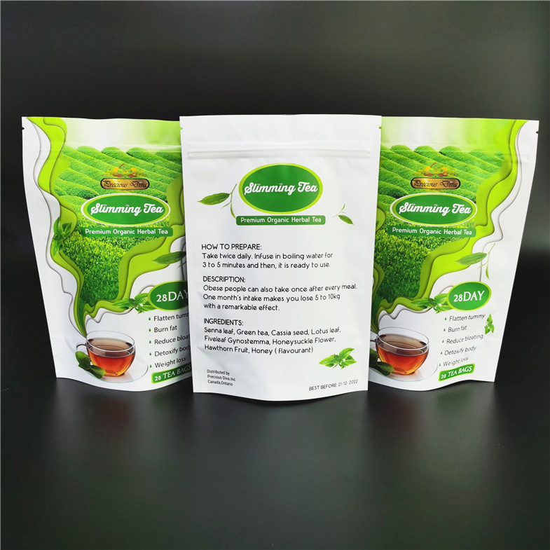 Mylar Bags For Food Kraft Paper Ziplock Stand Up Pouch