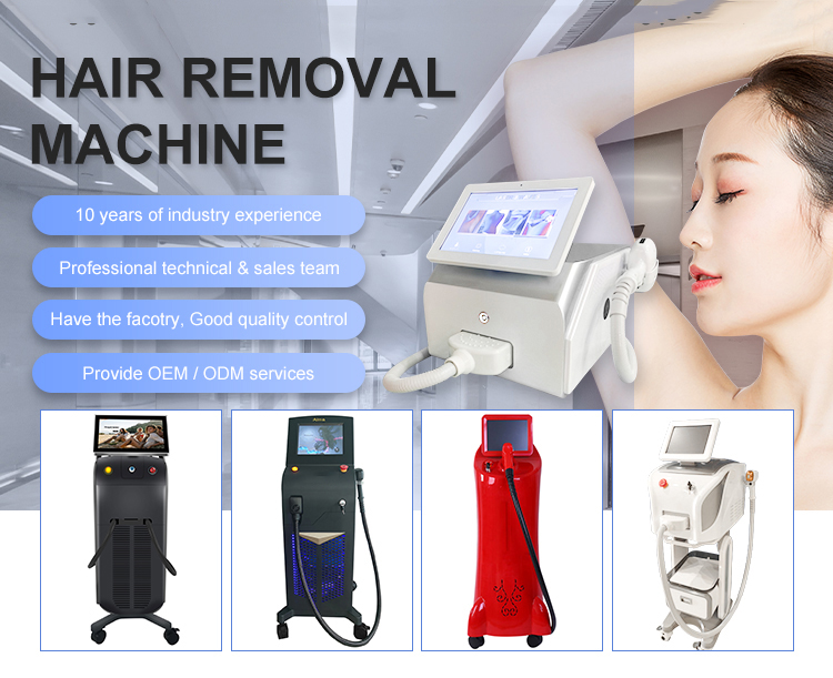 Ice Titanium Laser Beauty Machine 1200w Diode Laser Painless Hair Removal Machine