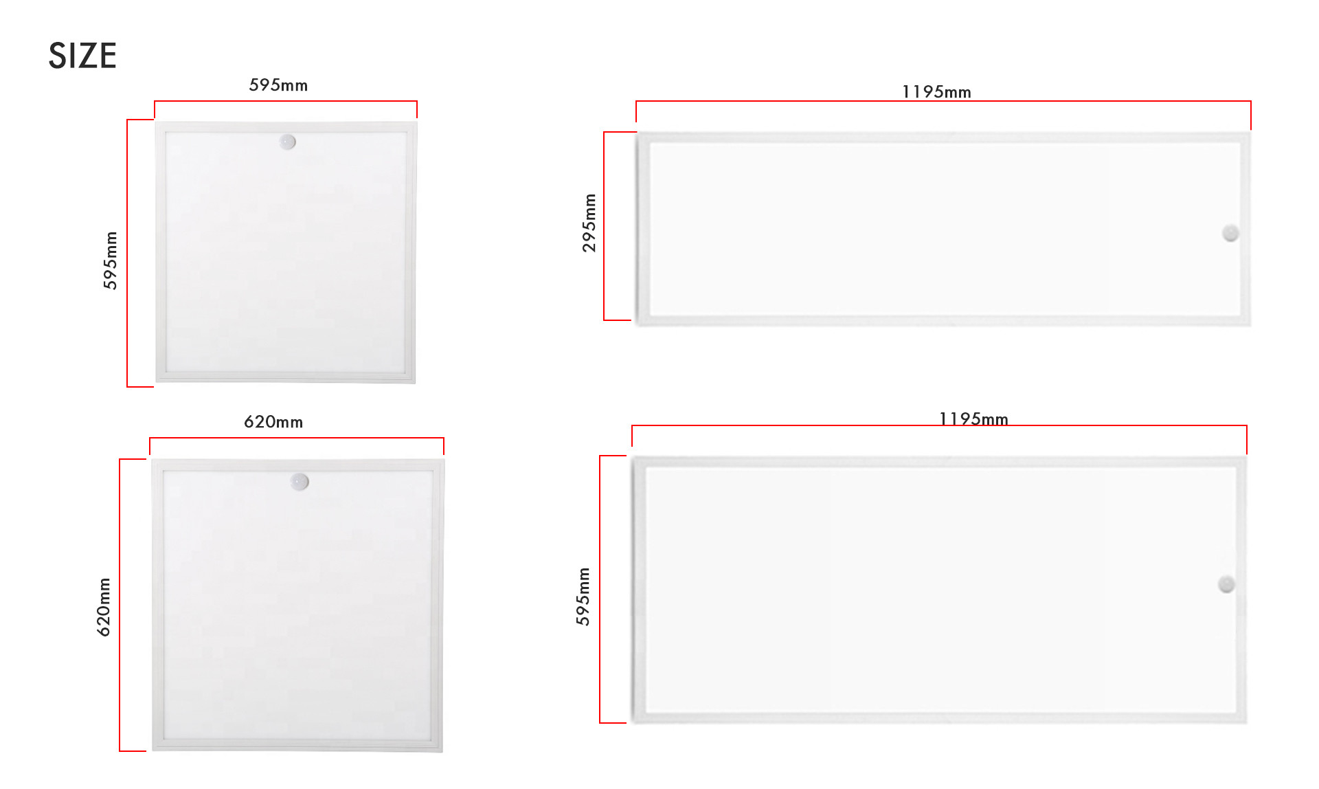36W Backlit Led Panel Light