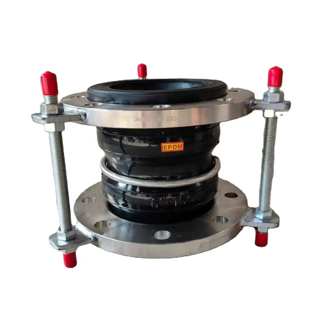 Pn16 Carbon Steel Flexible Concentric Epdm Rubber Expansion Joint Oil Resistant And Acid Resistant