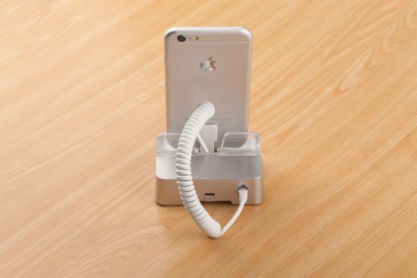 Quality COMER mobile phone table display stands security display shop for cellphone stores for sale