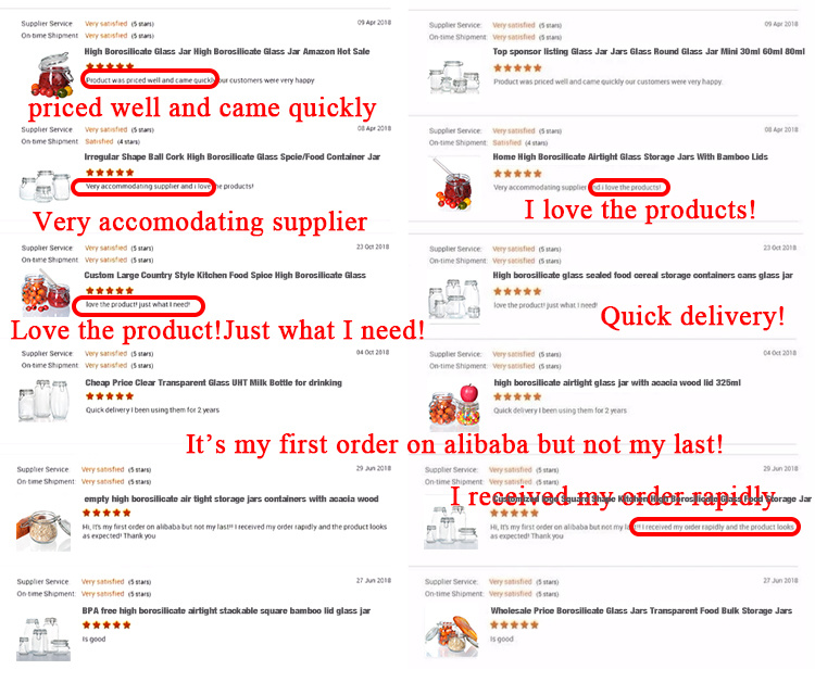 Wholesale Price 4oz 8oz 10oz Airtight Glass Glass Container Packing Jars Flip Lid Glass Jars