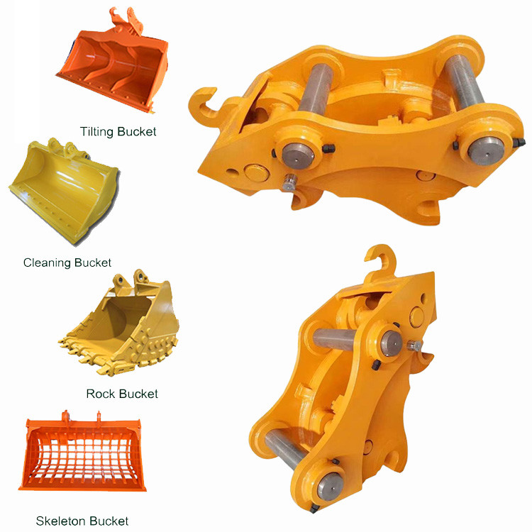 Durable Q355B Material Excavator Pin Grabber Quick Coupler