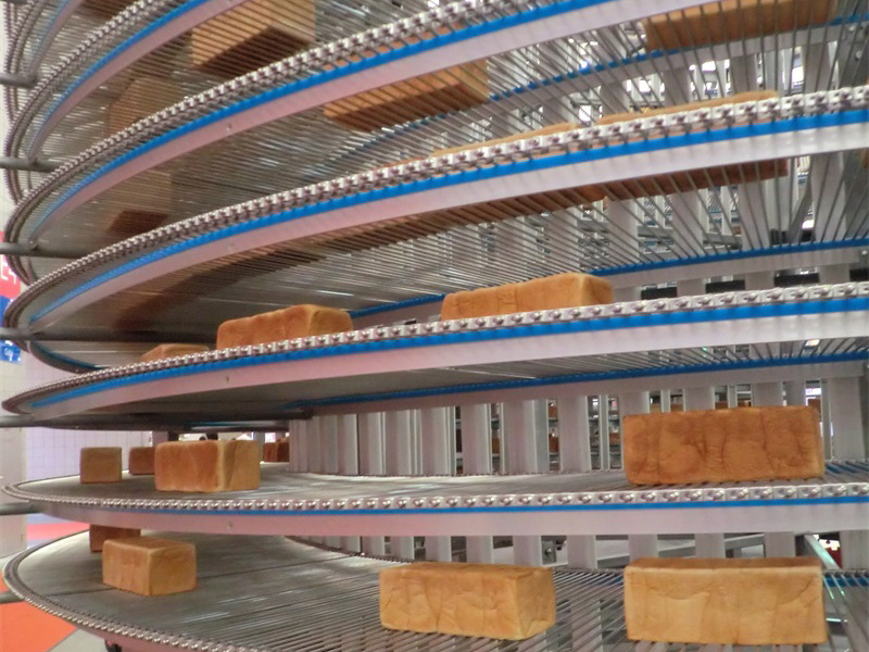 Bakery Production Line Spiral Cooler Equipment Tower Sale