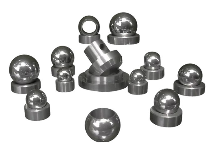Mechanical Seal Ball Valve Seats Polished Tungsten Carbide Material With Chamfer