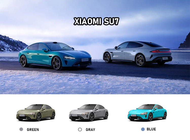 2024 Xiaomi SU7 Electric Car High Speed 265km AWD 5-Seat Adults Luxury EV Customized