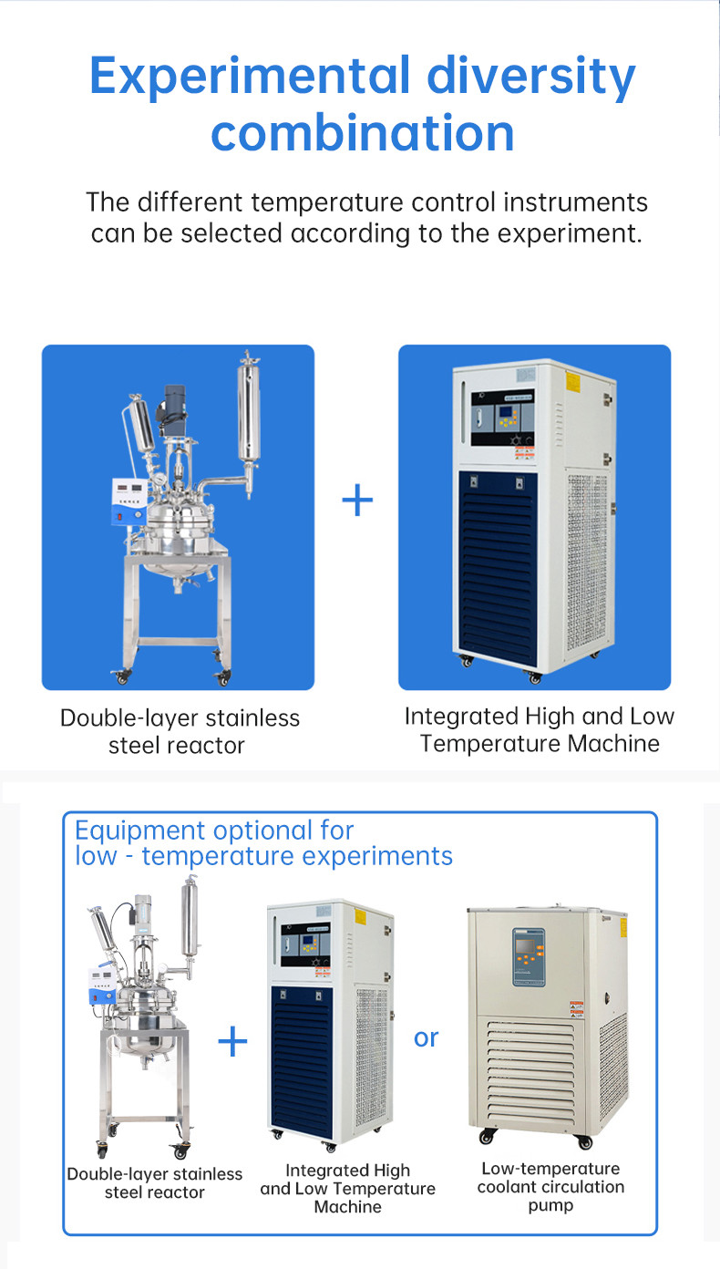 1L 2L 5L 10L Stainless Steel Laboratory High-pressure Reactors Design Customizable
