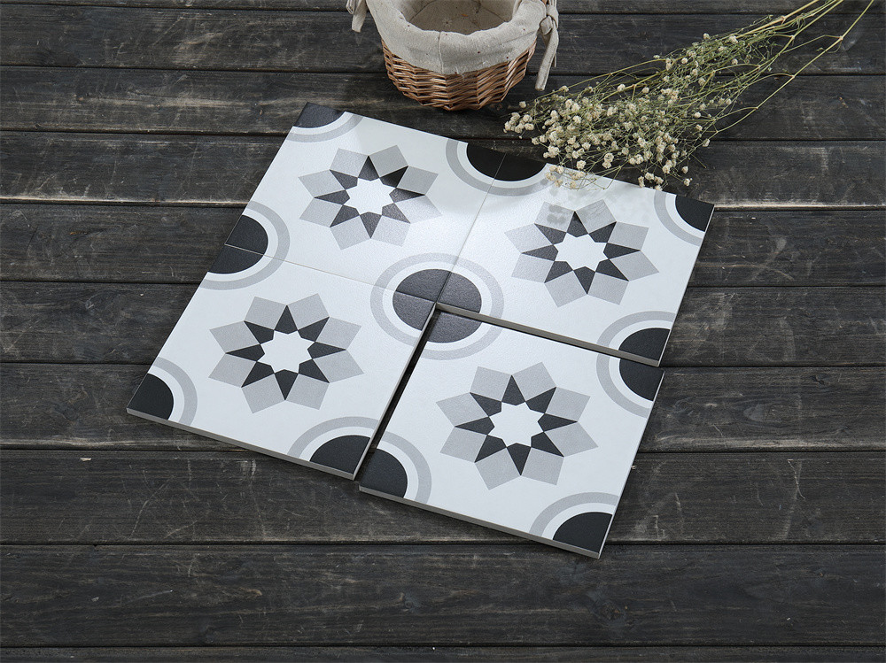 Gray 20x20cm Floor Tiles For Hotel And 200x200mm Wall And Floor Ceramic Rustic Tile For Bathroom