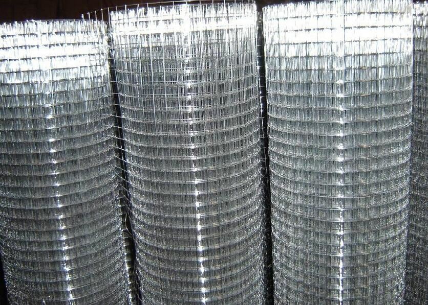 Square Hole Powder Coated Wire Mesh Panels , Galvanised Weld Mesh Sheet