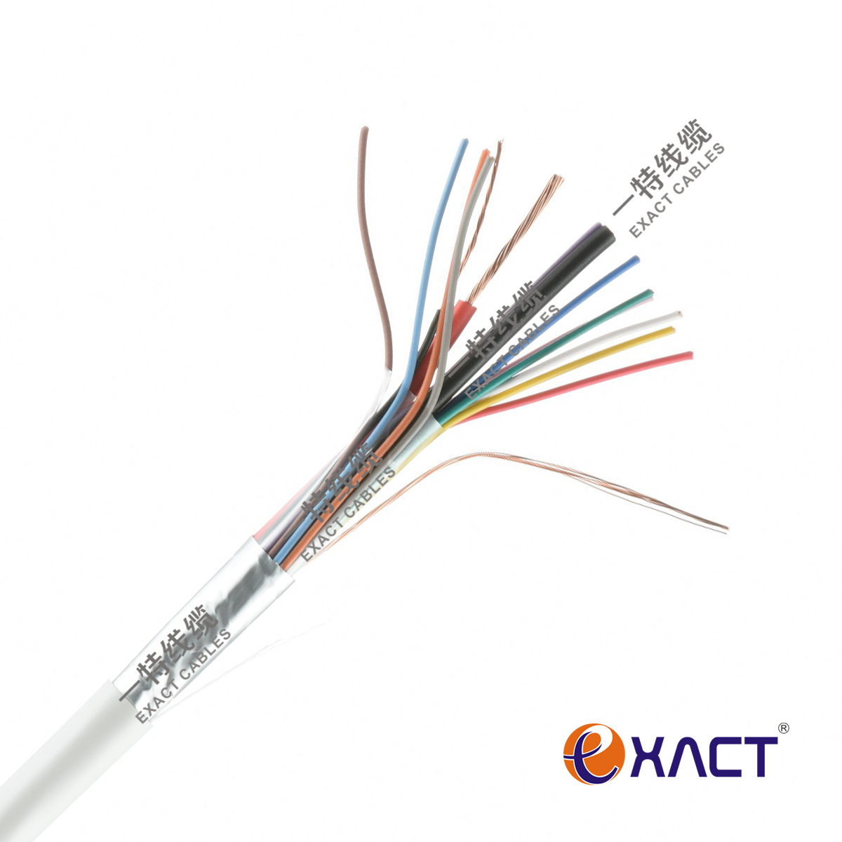 Unshielded Composite Security Cable 10x0.22mm2 2x0.5mm2 for Secure Data Transmission