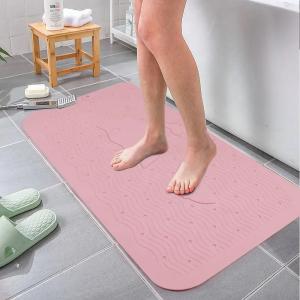 China Washable Non Slip Silicone Shower Mat Odorless Nontoxic BPA Free on sale