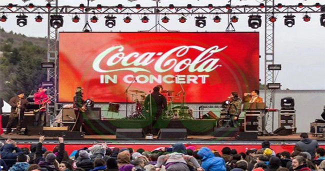 Hight Brightness Outdoor Stage Led Video Wall , P5 SMD Stage Led Screen Concert