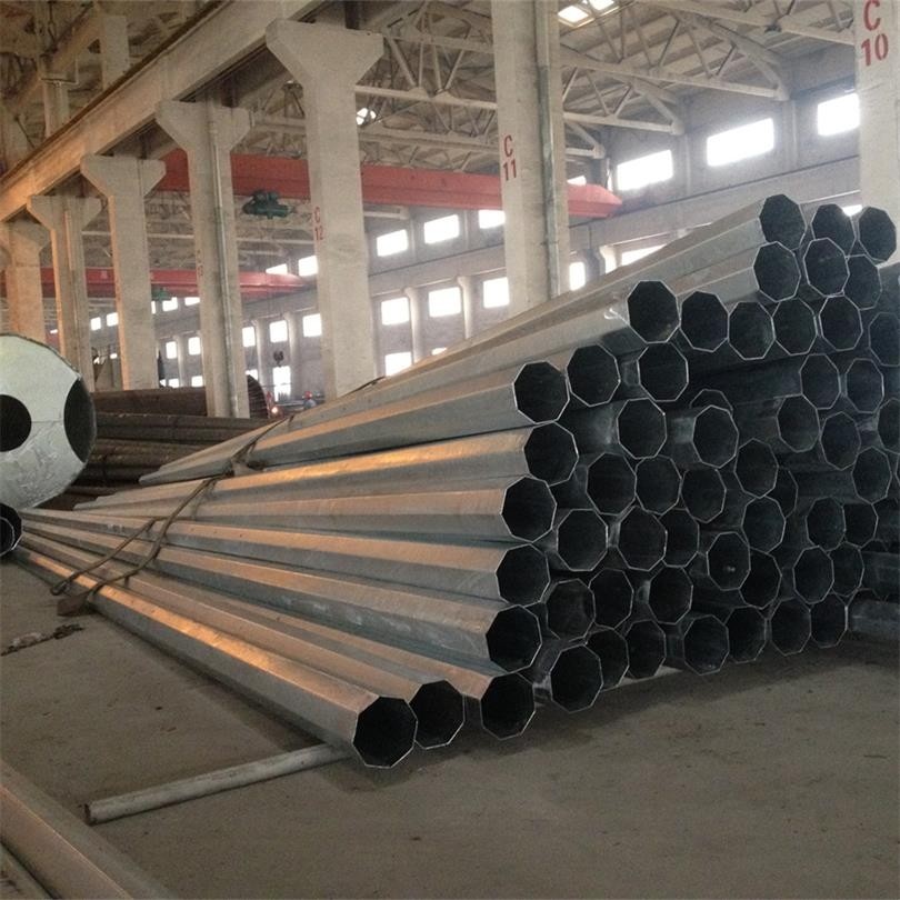 Philippines NEA Standard Hot Dip Galvanized Steel Tubular Pole Thickness 2.5-4mm