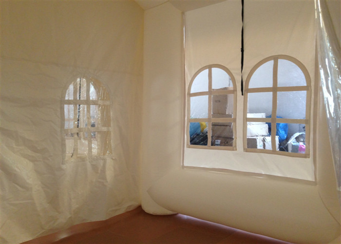 Dome Hospital / Medical Inflatable Event Tent Quadruple Stitched Fire Resistance