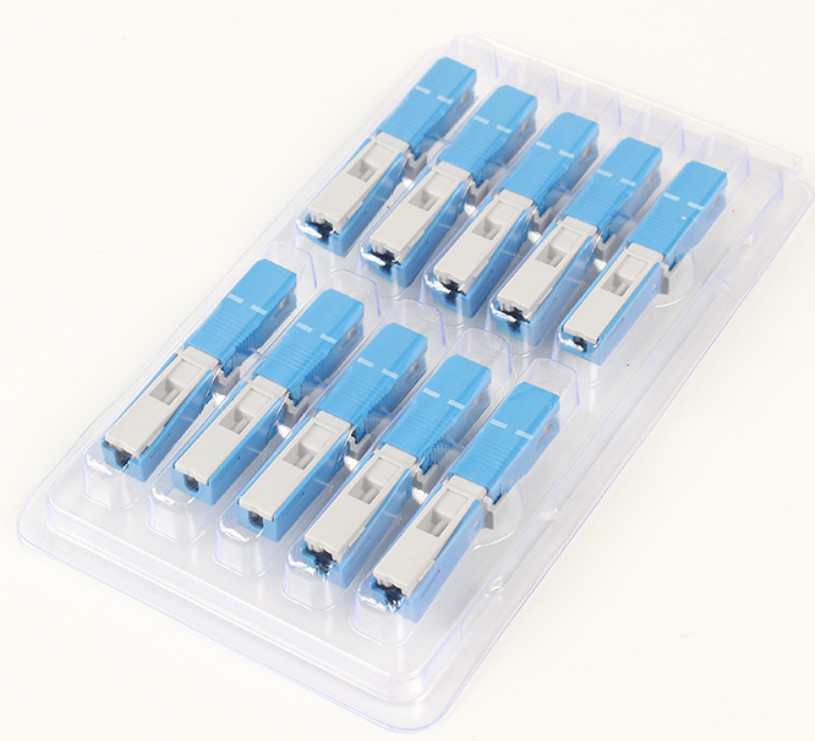 Pre Buried Fiber Optic Fast Connector FTTH SC Fiber Optic Cold Connector