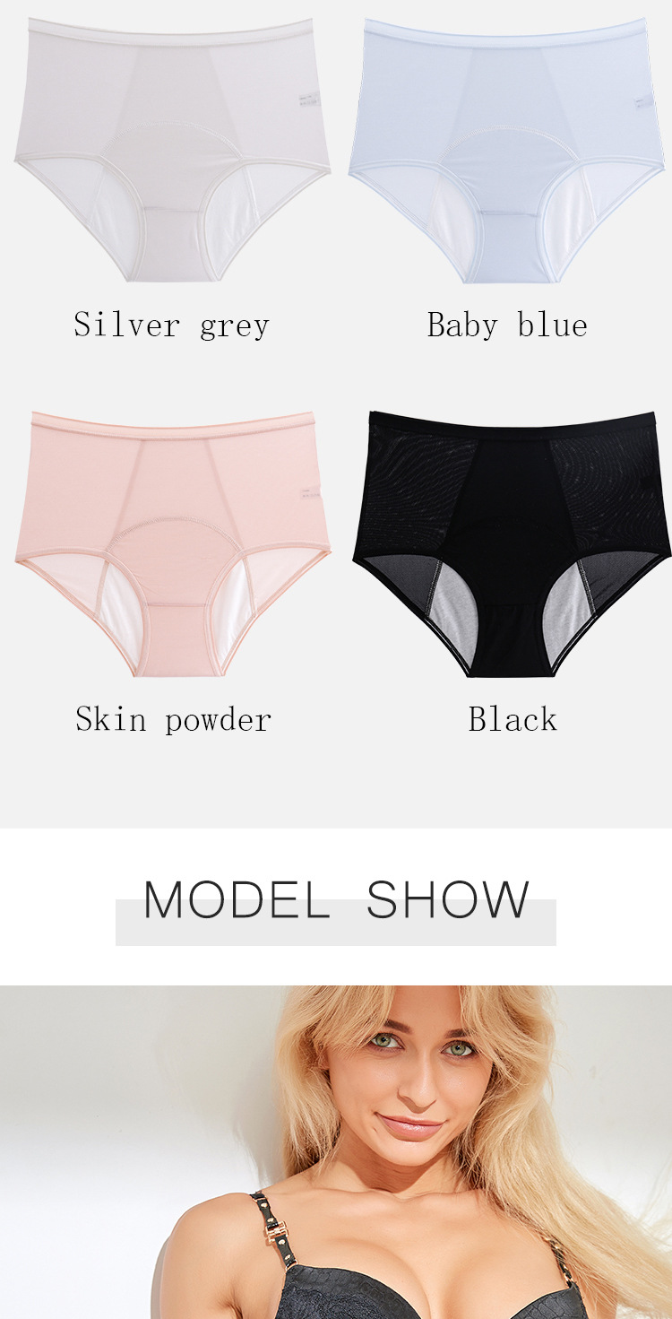Plus Sanitary Period Panties Menstrual High Absorbency Women Period Panties