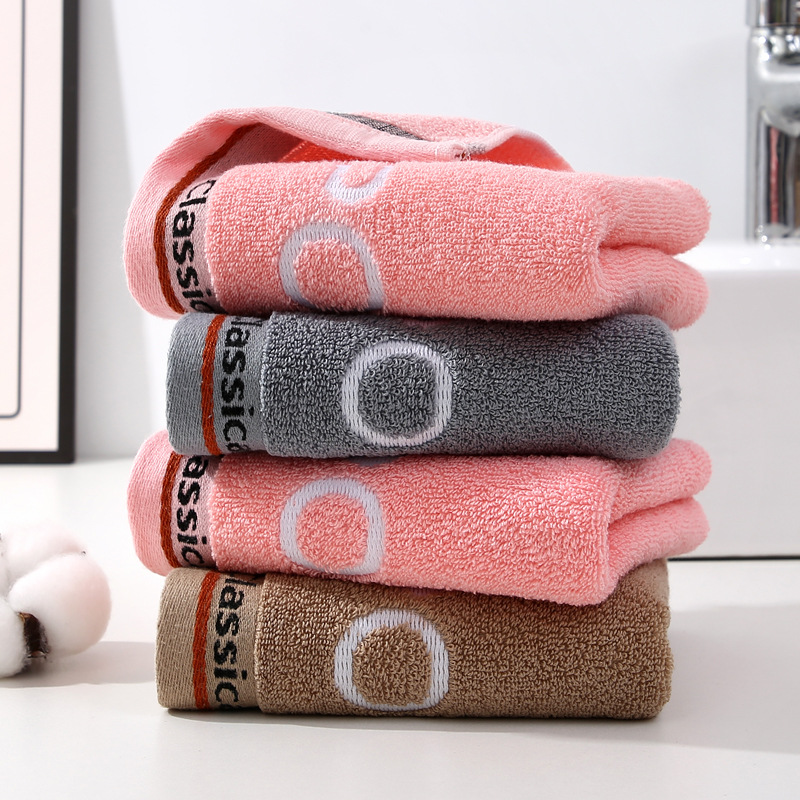 Customized Color Checkered Home Towels for Daily Facial Cleansing and Water Absorption