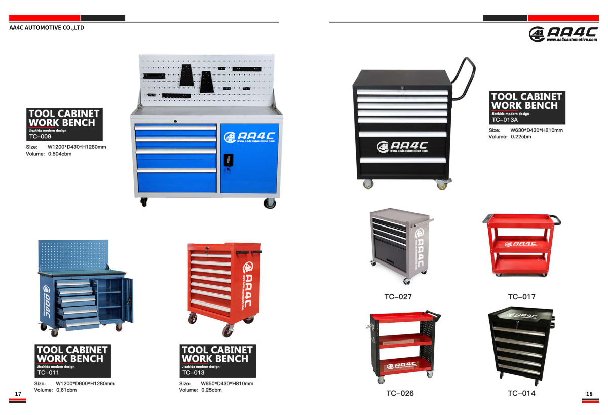 garage workshop industrial heavy duty metal steel tool cabinet aluminum work table