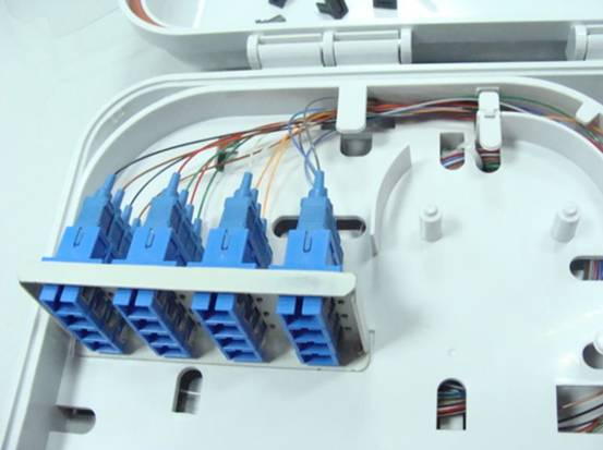 FC,SC,ST,LC optinal Rack Mounted Fiber Distribution Box Splitter Module For FTTH Network