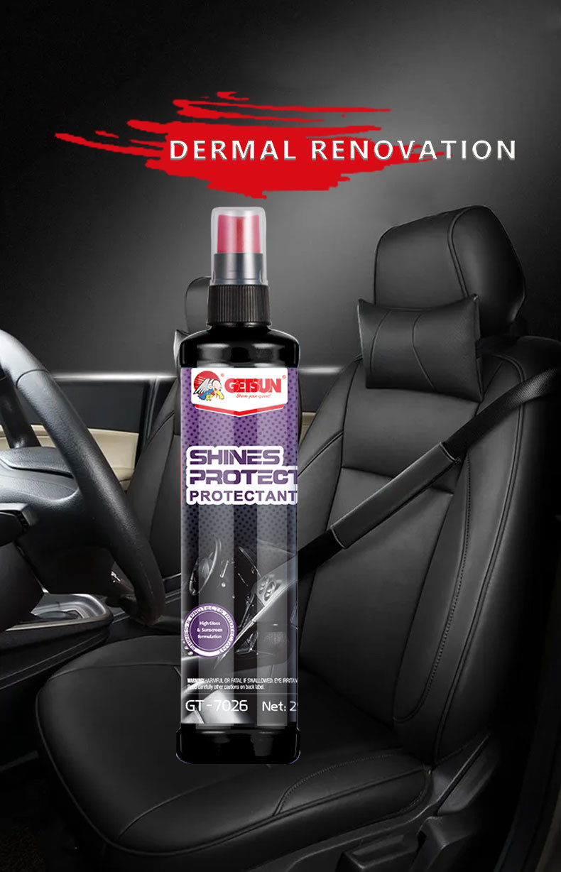 UV Blocking Polymer Silicone Car Interior Cleaner And Protectant Ceramic Shine
