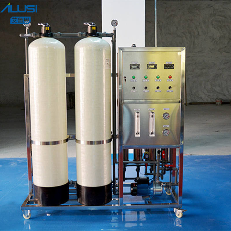 380V 500lph RO Borehole Salty Water Treatment Plant Automatic