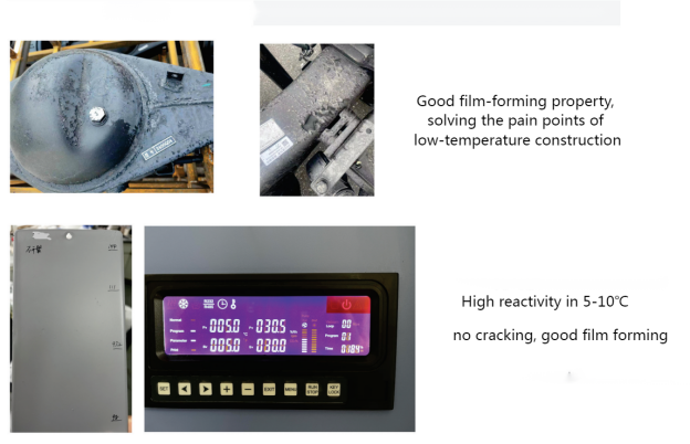 Two Component Epoxy Resin For Construction In Low Temperature Environment Without Cracking