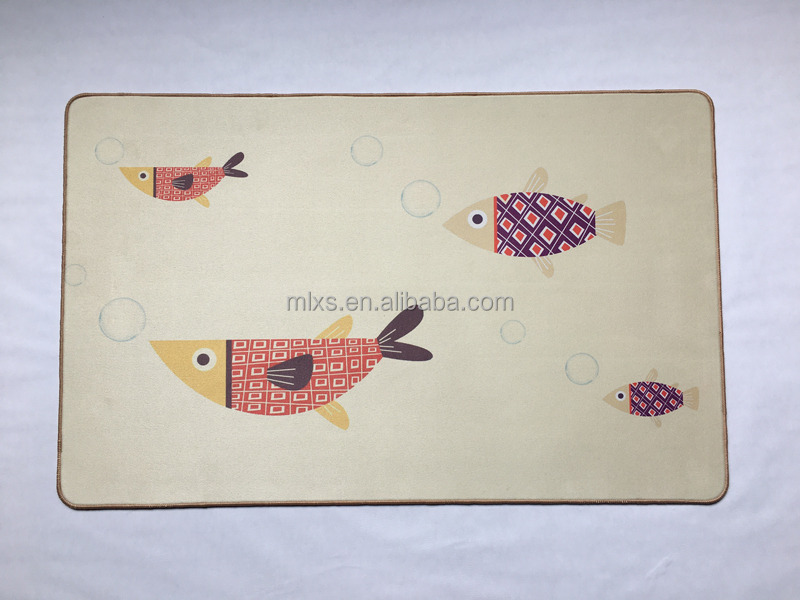 Minglu BFM-030 door mat High quality Suede Fabric door floor mat bath mat with none slip rubber backed