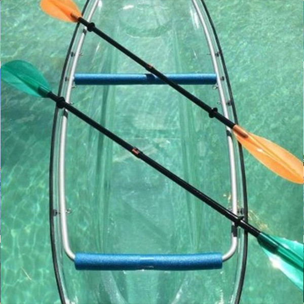 Transparent Plastic Small Fishing Boats, Unbreakable Polycarbonate Clear Lover Kayaks for sale