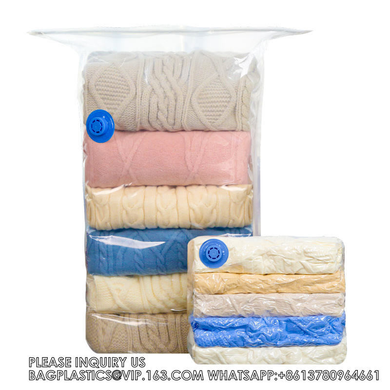 Four Corner Air Exhaust New Cube Space Saver Organizer Compression Vacuum Sealer Storage Bags For Quilts