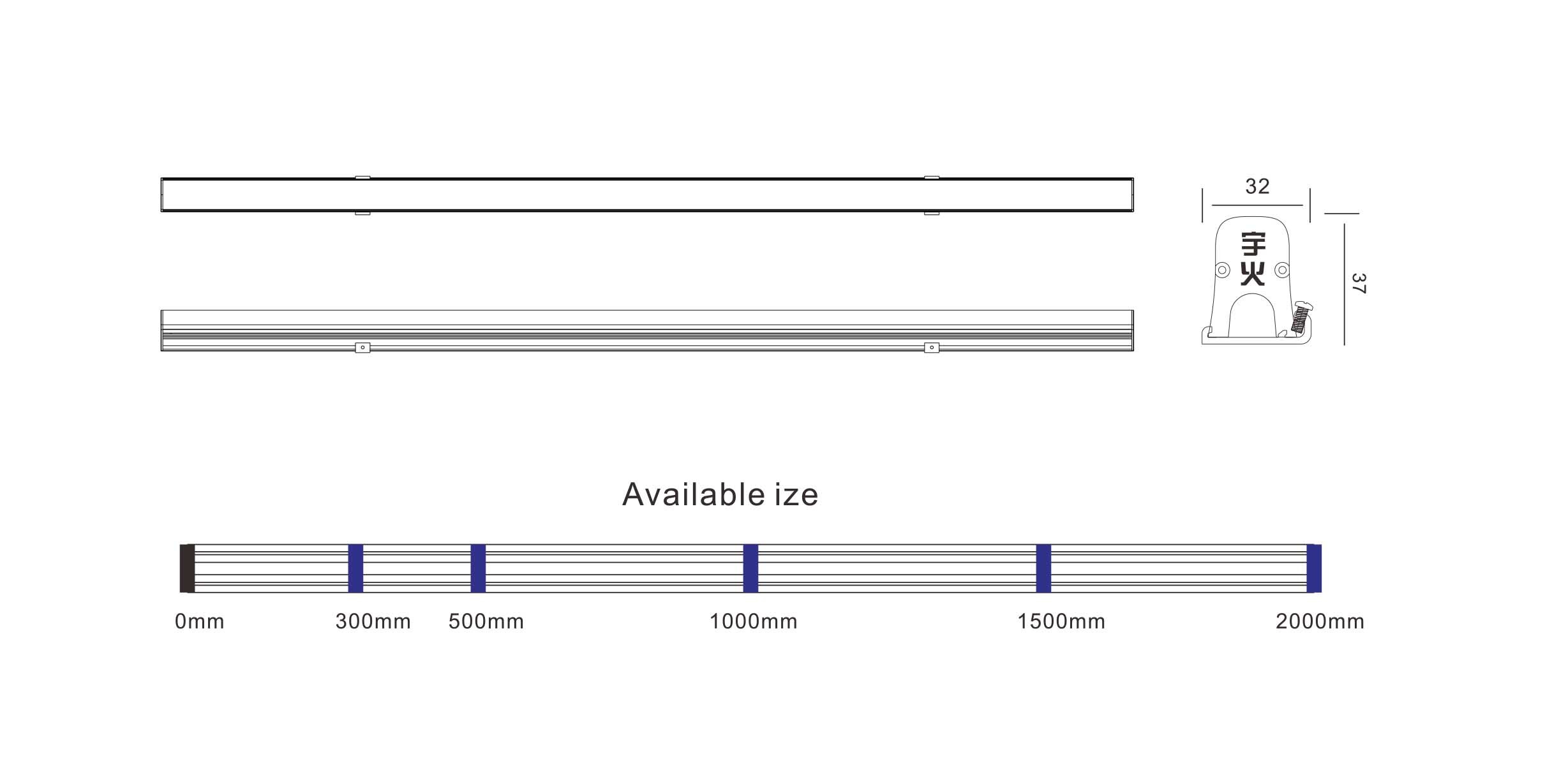 Vibration Proof 12W DMX LED Tube Light For Office