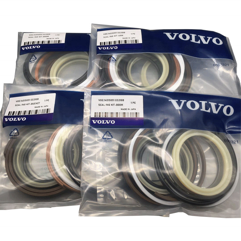 EC210B Excavator Hydraulic Boom Cylinder Seal Kit 14589129 14515051