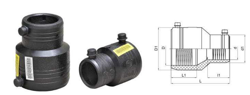 PE Electrofusion Reducer DN25-DN315 SDR11
